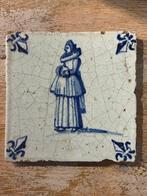 Tegel (2) - Deftige Dame en heer springtouw - 1650-1700