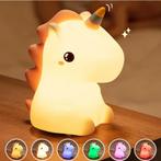 Schattig Eenhoorn Siliconen LED-Nachtlampje voor Kinderen, Huis en Inrichting, Verzenden, Nieuw