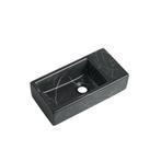 Fontein Mia 40.5x20x10.5cm Nero marmerlook zwart rechts, Verzenden, Nieuw