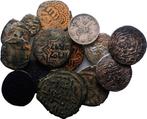 Islamitisch. Collection of 14 Bronze and Silver Coins Circa, Postzegels en Munten, Munten | Europa | Niet-Euromunten