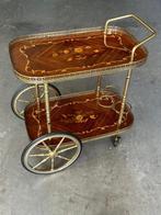 Serveerwagen - Hout, Messing