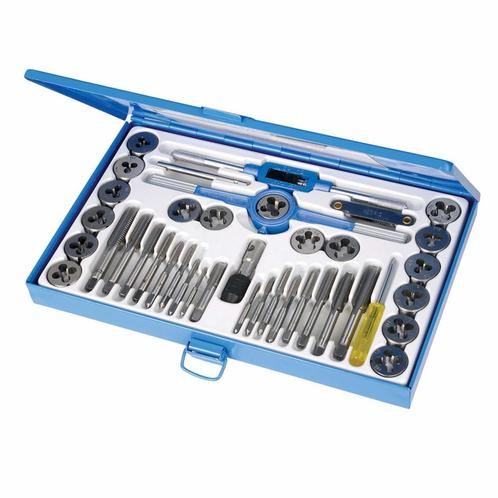 Silverline Complete tap- en snijset - 40-delig - gehard s..., Doe-het-zelf en Verbouw, Gereedschap | Handgereedschap, Nieuw, Ophalen of Verzenden