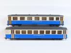 Bemo H0m - 3267 328/3292 - Modeltrein personenwagen (2) - 2x, Hobby en Vrije tijd, Modeltreinen | H0, Nieuw