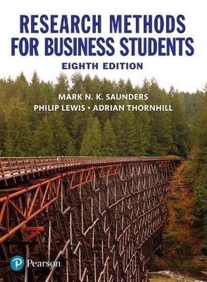 9781292208787 | Research Methods for Business Students, Boeken, Studieboeken en Cursussen, Verzenden