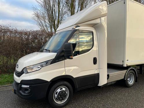 Iveco Daily 35C18 3.0 BE TREKKER | 44.000 KM!, Auto's, Bestelauto's, Lease, Zwart, Handgeschakeld, Financial lease, Wit, Iveco