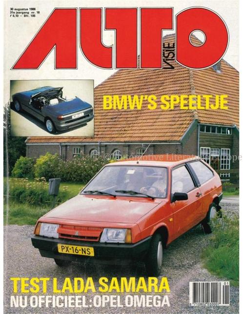 1986 AUTOVISIE MAGAZINE 18 NEDERLANDS, Boeken, Auto's | Folders en Tijdschriften