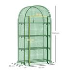 TRUUSK Foliekas 4 Planken, Mini Kas Voor Balkon, Broeikas, T, Verzenden, Nieuw