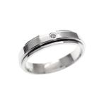 Piaget witgouden damesring met diamant; 0,02 ct., Sieraden, Tassen en Uiterlijk, Ringen, Gebruikt, Overige kleuren, 19 tot 20