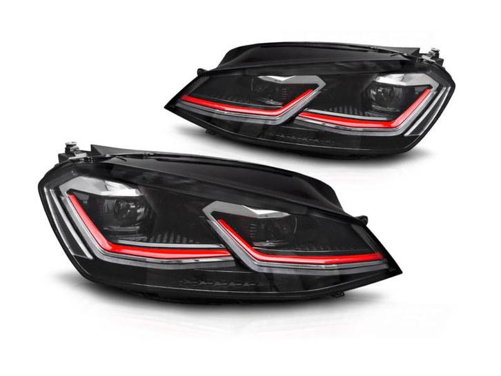 Full LED koplampen dynamisch RedLine geschikt voor VW Golf 7, Auto-onderdelen, Verlichting, Nieuw, Volkswagen, Verzenden