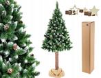 Realistische Kerstboom 220cm | Houten Stam | OP=OP, Diversen, Ophalen of Verzenden, Nieuw
