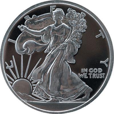 American Eagle - 1 oz zilver Round (Mason Mint), Postzegels en Munten, Munten | Amerika, Midden-Amerika, Losse munt, Zilver, Verzenden