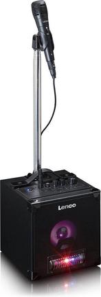 Karaoke Set - Luidspreker met LED verlichting - LENCO, Audio, Tv en Foto, Karaoke-apparatuur, Verzenden, Zo goed als nieuw
