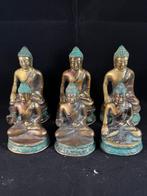 Beeld, Boeddhabeelden India/Nepal - 8.5 cm - brons - 2000