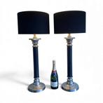 Tafellamp (2) - Chic & classy hoge zuilen - Aluminium,, Antiek en Kunst