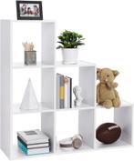 Boekenkast - opbergkast met 6 vakken - 98x98 cm - hout -, Verzenden, Nieuw