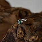 Edelsteen ring piccola Malachiet, Sieraden, Tassen en Uiterlijk, Ringen, Verzenden, Nieuw