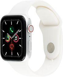 Apple Watch SE 40 mm kast van zilver aluminium met wit, Telecommunicatie, Overige Telecommunicatie, Zo goed als nieuw, Verzenden