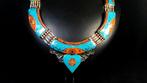 Vintage Berber ketting Sieraad - Hoogte: 45 cm - Breedte: 3, Antiek en Kunst, Curiosa en Brocante