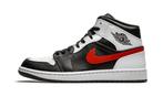 Air Jordan 1 Mid Black Chile Red White - maat 41 (Sneakers), Verzenden, Nieuw, Sneakers of Gympen