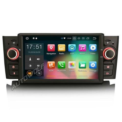 Fiat Grande Punto 7 inch Android autoradio met navigatie, Auto diversen, Autonavigatie, Nieuw, Verzenden