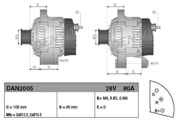 Dynamo / Alternator, Auto-onderdelen, Motor en Toebehoren, Nieuw, Ophalen of Verzenden