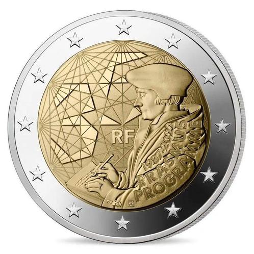 Frankrijk 2 Euro Erasmus 2022 Proof, Postzegels en Munten, Munten | Europa | Euromunten, Verzenden