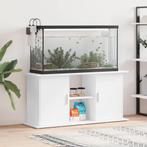vidaXL Aquariumstandaard 121x41x58 cm bewerkt hout wit, Dieren en Toebehoren, Verzenden, Nieuw