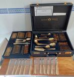 Bestekset (84) - Staal, Goud - SDS Bestek Solingen, Antiek en Kunst