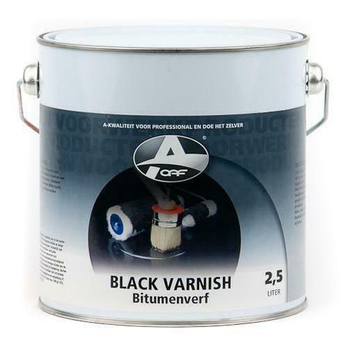 black varnish stdv 60ltr, Doe-het-zelf en Verbouw, Verf, Beits en Lak, Nieuw, Verzenden