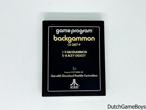 Atari 2600 - Backgammon, Spelcomputers en Games, Games | Atari, Gebruikt, Verzenden