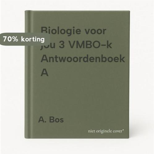Biologie voor jou 3 VMBO-k Antwoordenboek A 9789402029987, Boeken, Schoolboeken, Zo goed als nieuw, Verzenden
