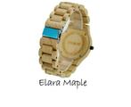 Houten horloge: Elara Green Sandal, Verzenden, Nieuw