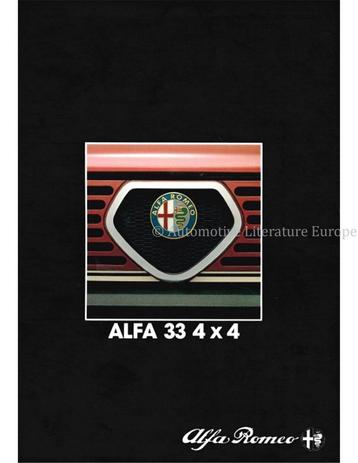 1984 ALFA ROMEO 33 4 X 4 BROCHURE NEDERLANDS beschikbaar voor biedingen