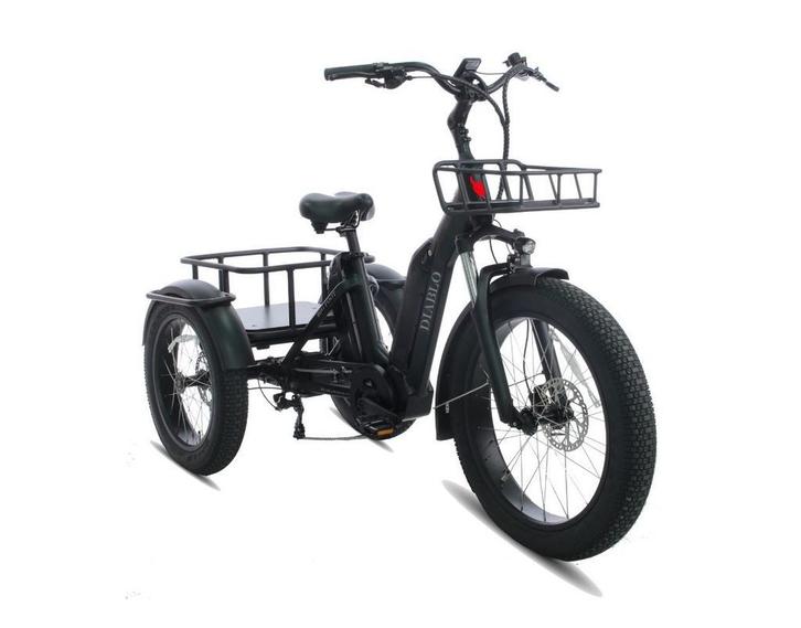 Diablo Big Foot MX5-driewieler Mat Zwart 7 Versnellingen, Fietsen en Brommers, Fietsen | Driewielers, Nieuw, Ophalen of Verzenden