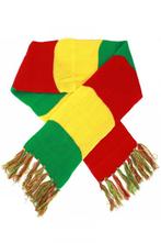 Sjaal gebreid rood/geel/groen 160 x 18 cm, Ophalen of Verzenden, Nieuw