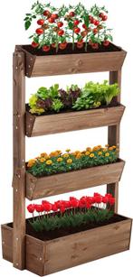 2dekans | tectake® Verticale Tuin Flora - Met 4, Tuin en Terras, Ophalen of Verzenden, Zo goed als nieuw