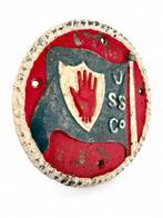 1910s Ulster Steam Ship Plaque - Reclamebord - Messing, Antiek en Kunst