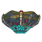 Tiffany wandlamp | zacht sfeerlicht van glas-in-lood, Verzenden, Nieuw, Glas, Tiffany - van klassiek tot art deco