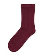 HEMA Damessokken ajour donkerrood van €4.99 voor €2 sale, Kleding | Dames, Verzenden, Nieuw