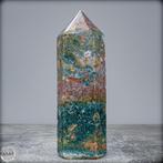 Natuurlijke artistieke oceaanagaat Obelisk- 630.3 g, Verzamelen, Mineralen en Fossielen