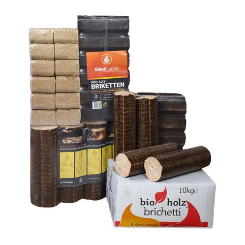 Proefpakket briketten, Tuin en Terras, Haardhout, Blokken, Minder dan 3 m³, Ophalen of Verzenden