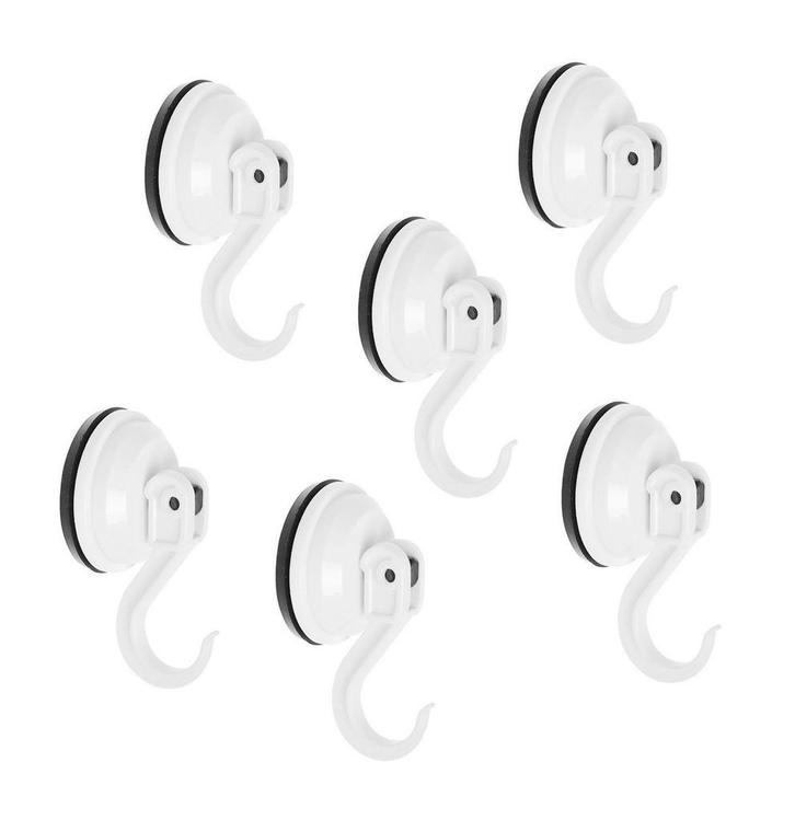 Set van 6 plastic zuignappen (klein: 3,5 cm diameter, zwart, Doe-het-zelf en Verbouw, Gereedschap | Handgereedschap, Nieuw, Ophalen of Verzenden