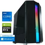 Core i7 12700F - RTX 4070 - 32GB - 1TB  - WiFi - BT Game PC, Computers en Software, Desktop Pc's, Nieuw