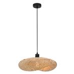 Bamboe hanglamp bruin, Sezen, Huis en Inrichting, Lampen | Hanglampen, Nieuw, Ophalen of Verzenden, Landelijk, Metaal