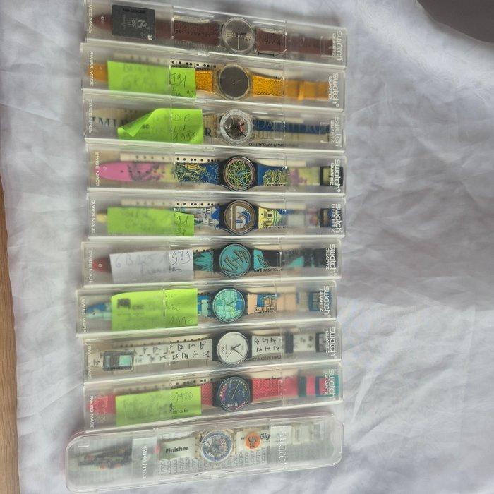 Swatch - Swatch 10 watchs NOS - Zonder Minimumprijs - Unisex, Sieraden, Tassen en Uiterlijk, Horloges | Heren