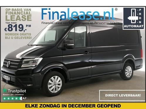 Volkswagen Crafter 30 2.0 TDI L3H3 Exclusive NIEUW €819pm, Auto's, Bestelauto's, Lease, Automaat, Diesel, Zwart, Volkswagen, Verzenden