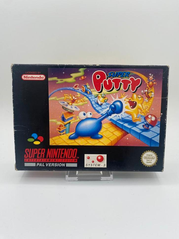 *USED* Super Putty / SNES, Spelcomputers en Games, Games | Nintendo Super NES, Gebruikt, Verzenden