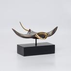 sculptuur, NO RESERVE PRICE - Bronze Manta Ray Sculpture, Antiek en Kunst
