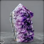 Amethyst Obelisk Krachtsteen van de helderheid en, Verzamelen, Mineralen en Fossielen