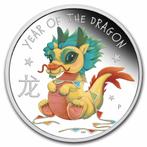 Tuvalu - Baby Dragon- 1/2 oz 2024 PROOF (7.500 oplage), Verzenden, Losse munt, Zilver